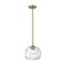 Z-Lite Chloe 1 Light Pendant, Olde Brass & Clear 490P10-OBR - alternate 2